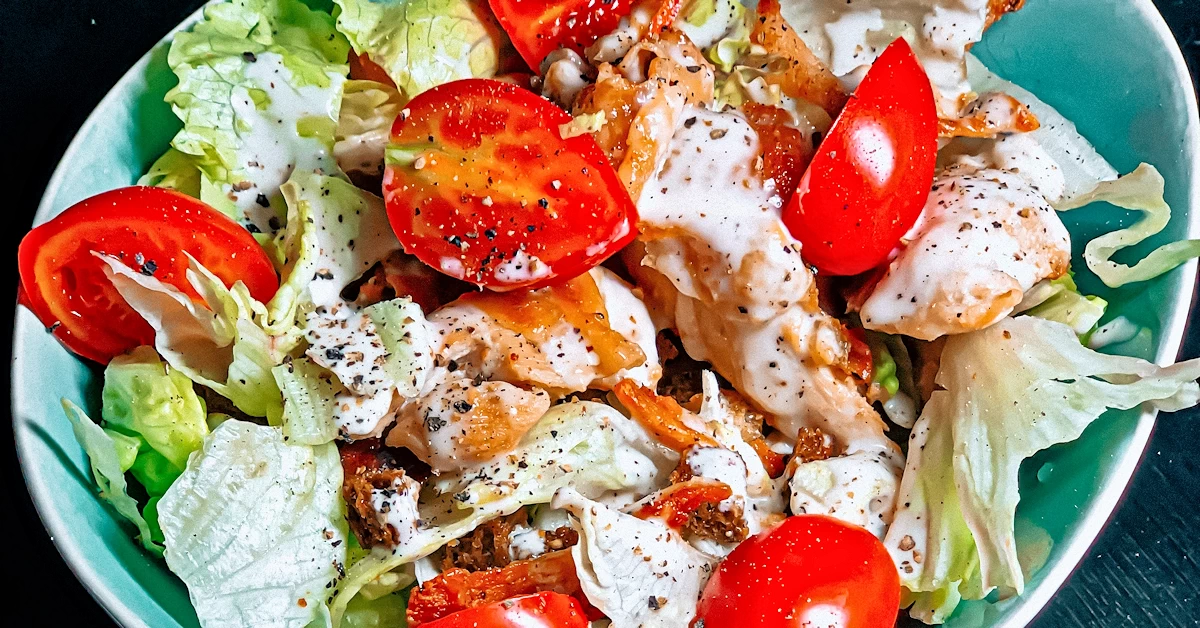 Fried Delights: Chicken Salad Bowl